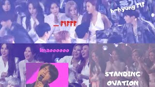 181201 BTS (방탄소년단) & MAMAMOO (마마무) Interaction/Reaction at Melon Music Awards (MMA) 2018