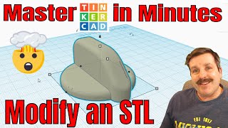 Modify an Oven Knob STL with Tinkercad in Minutes | Simple Steps