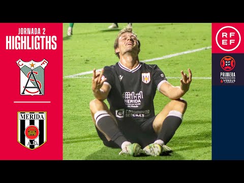 Resumen #PrimeraFederación | Atlético Sanluqueño CF 0-3 AD Mérida | Jornada 2 | Temporada 2024/25