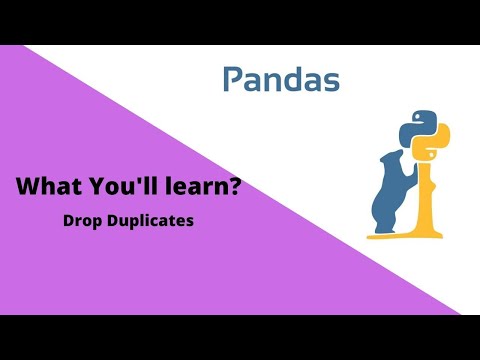 Drop Duplicates |