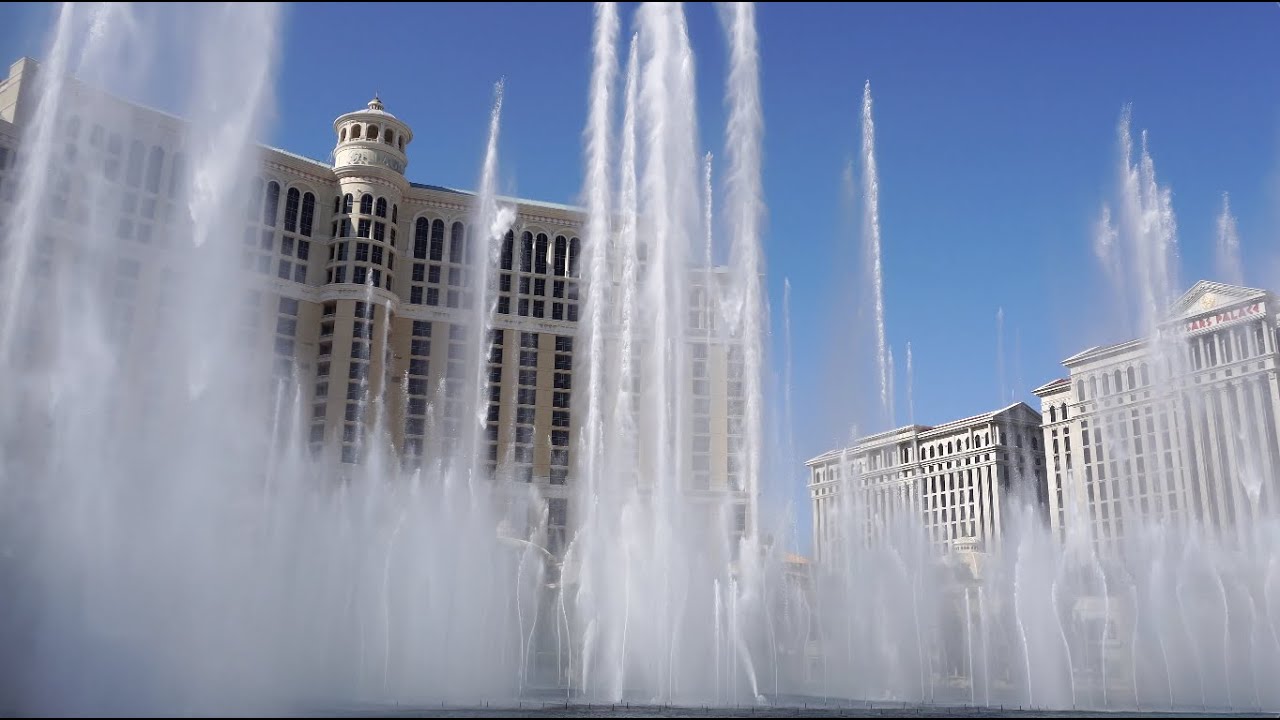 Fountains of Bellagio - Tiësto (daytime full power show)