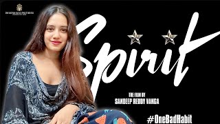 SPIRIT - #OneBadHabit Teaser REACTION | Prabhas | Sandeep Reddy Vanga | Triptii Dimri | Bhushan K