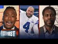 Dak out for season w/ injury — Michael Vick reacts to devastation | NFL | FIRST THINGS FIRST