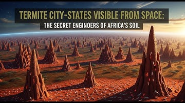The TERMITE that Builds City-States | LIVING STRUCTURES Visible from Space and the Secret of ...