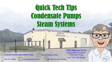 Condensate Pumps Steam Systems Quick Tips