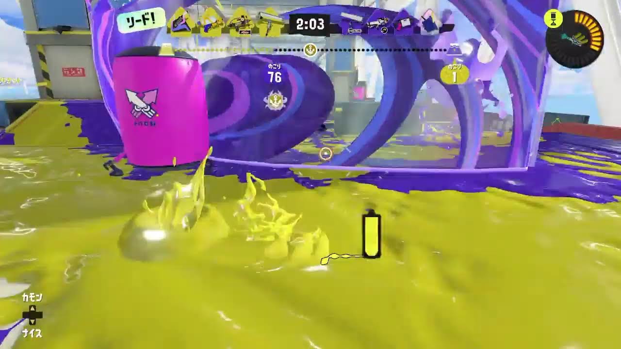 15分だけのXマッチ・・・【スプラトゥーン3】