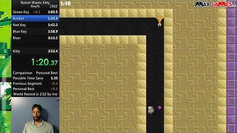 Robot Wants Kitty speedrun - Web version RTA former WR 2:51