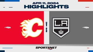 NHL Highlights | Flames vs. Kings - April 11, 2024