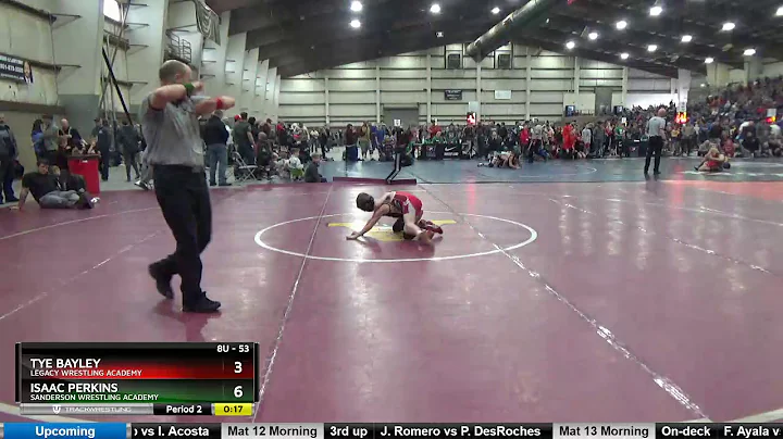 8U 53 Isaac Perkins Sanderson Wrestling Academy Vs...
