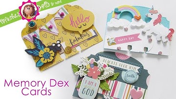 Memory dex cards project share - My first ever for a Challenge/Giveaway