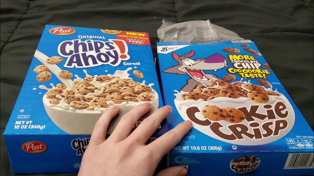 Cookie Crisp and Chips Ahoy! Cereal Review and Comparison YouTube