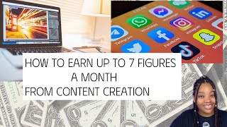 Ways to earn 7 figures a month as a content creator in 2024