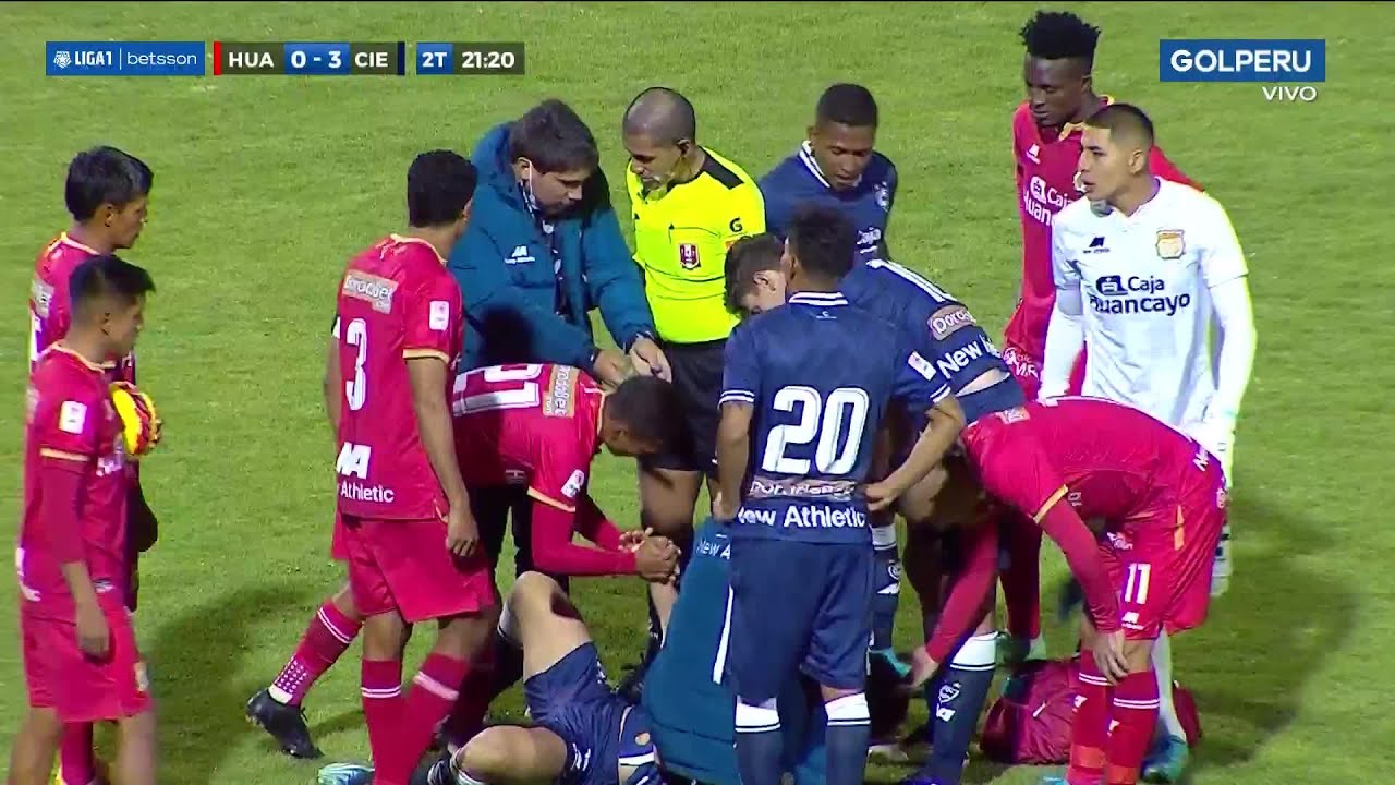 Liga1 Betsson: Víctor Balta es expulsado en el Sport Huancayo vs Cienciano