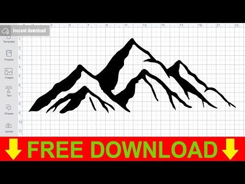 Mountain Svg Free Cutting Files for Silhouette Free Download