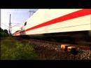 German ICE 1 High Speed Train drive past II
