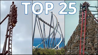 Top 25 Roller Coasters in Europe (2023)