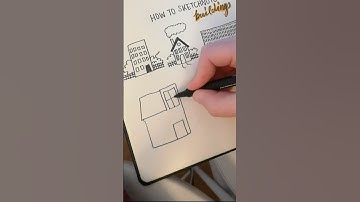 How to Sketchnote Buildings part 2 #art #sketchnoting #drawing