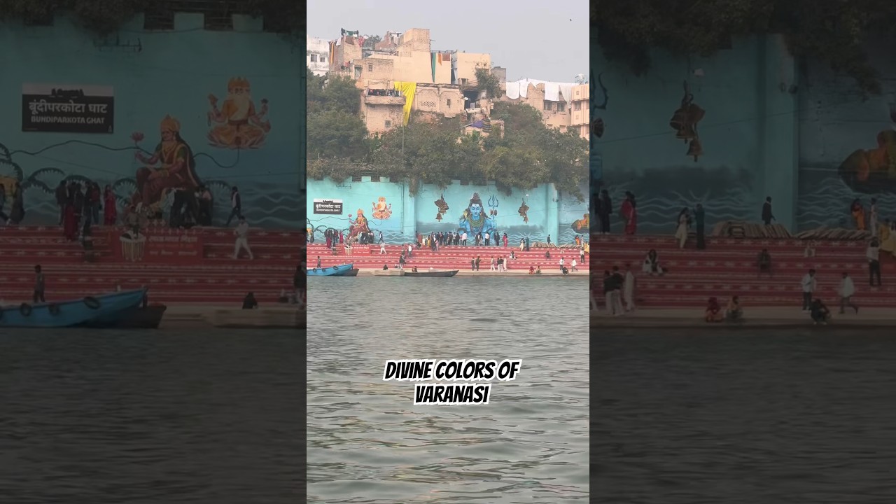 Divine Wall Art of Gods in Banaras | Colors, Culture & Spiritual Vibes of Varanasi