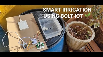 Smart Irrigation using Bolt Iot