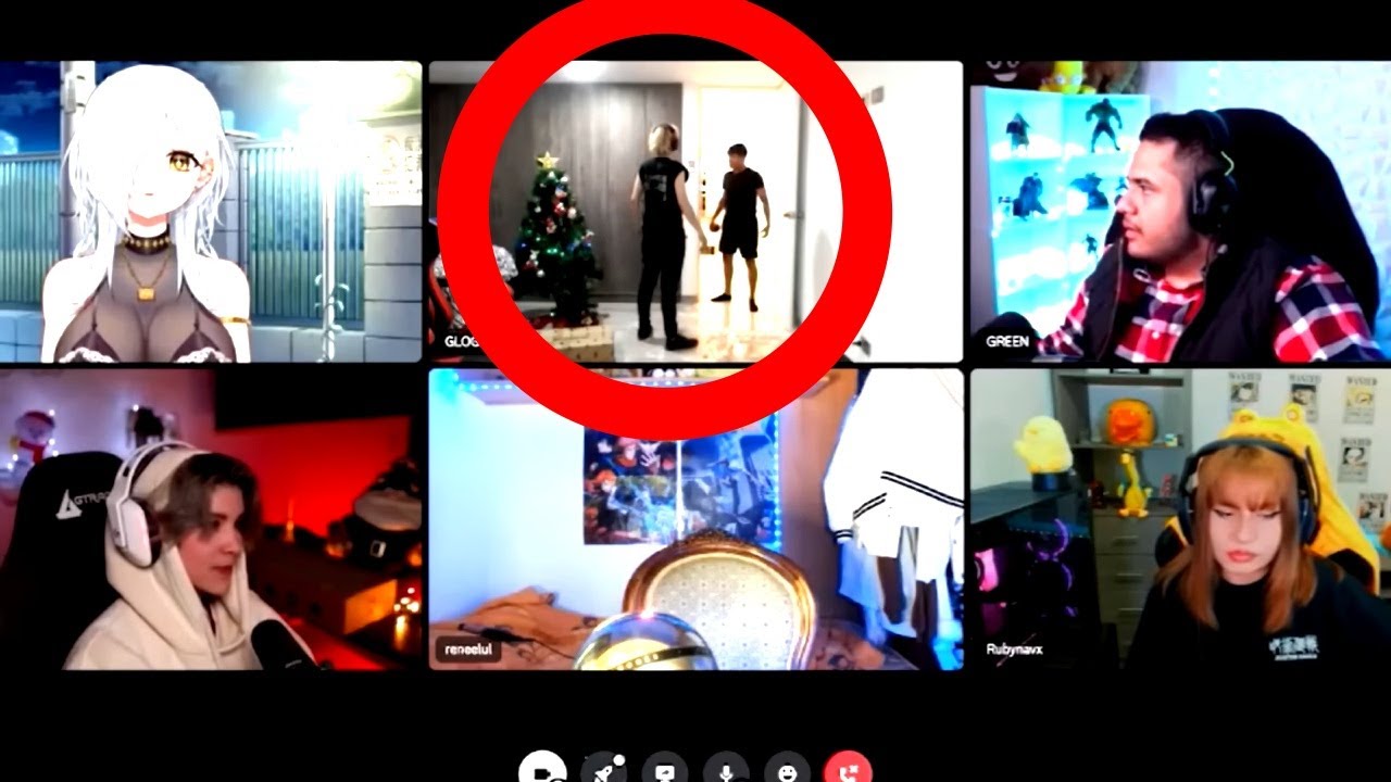 😆 GLOGLOKING LE HACE PARE A BUTI EN PLENA LLAMADA POR SU ARBOLITO DE NAVIDAD :v de chill
