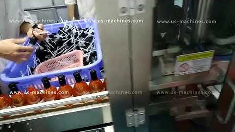 Filling nozzles tracking type automatic hand wash liquid bottle 2 heads screw capping machine capper