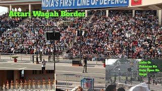 Attari Wagah Border Amritsar 🇮🇳 India Or Pakistan Ka Gate Open Ho gaya 🇮🇳 @bsfpunjabfrontier1945