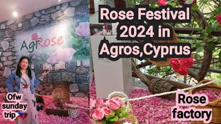 Trip to rose factory at Agros Village Cyprus