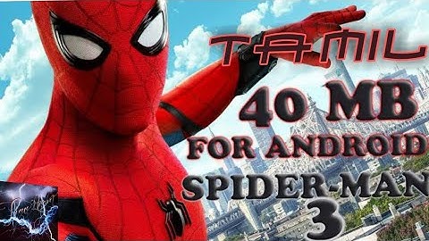 How to download spiderman 3 in 40mb # in android #in tamil#high graphics