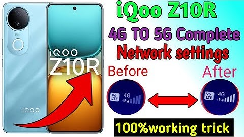 Iqoo Z0R 5G Network Problem solve //How to fix Network problem in iqoo Z10r 