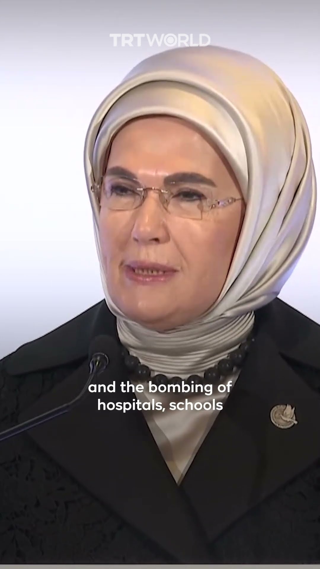 Türkiye’s First Lady Emine Erdogan calls for immediate ceasefire in Palestine’s Gaza