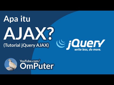 Video: Adakah mungkin untuk menggunakan jQuery bersama-sama dengan Ajax?