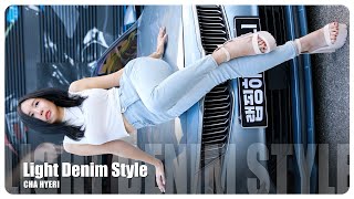 화이트 민소매 데일리룩 직캠 | White Minimal Top Fancam 모델 차혜리 CHA HYERI 23100303 퍼니지포토데이