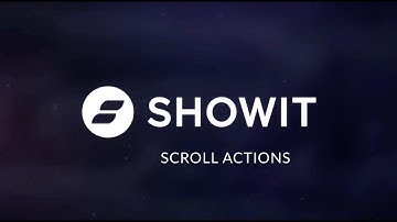How Scroll Actions Work in Showit