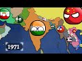 History of India and Its Neighbours (1900-2022) Countryballs
