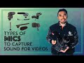 Types of mics to capture sound fors  content school
