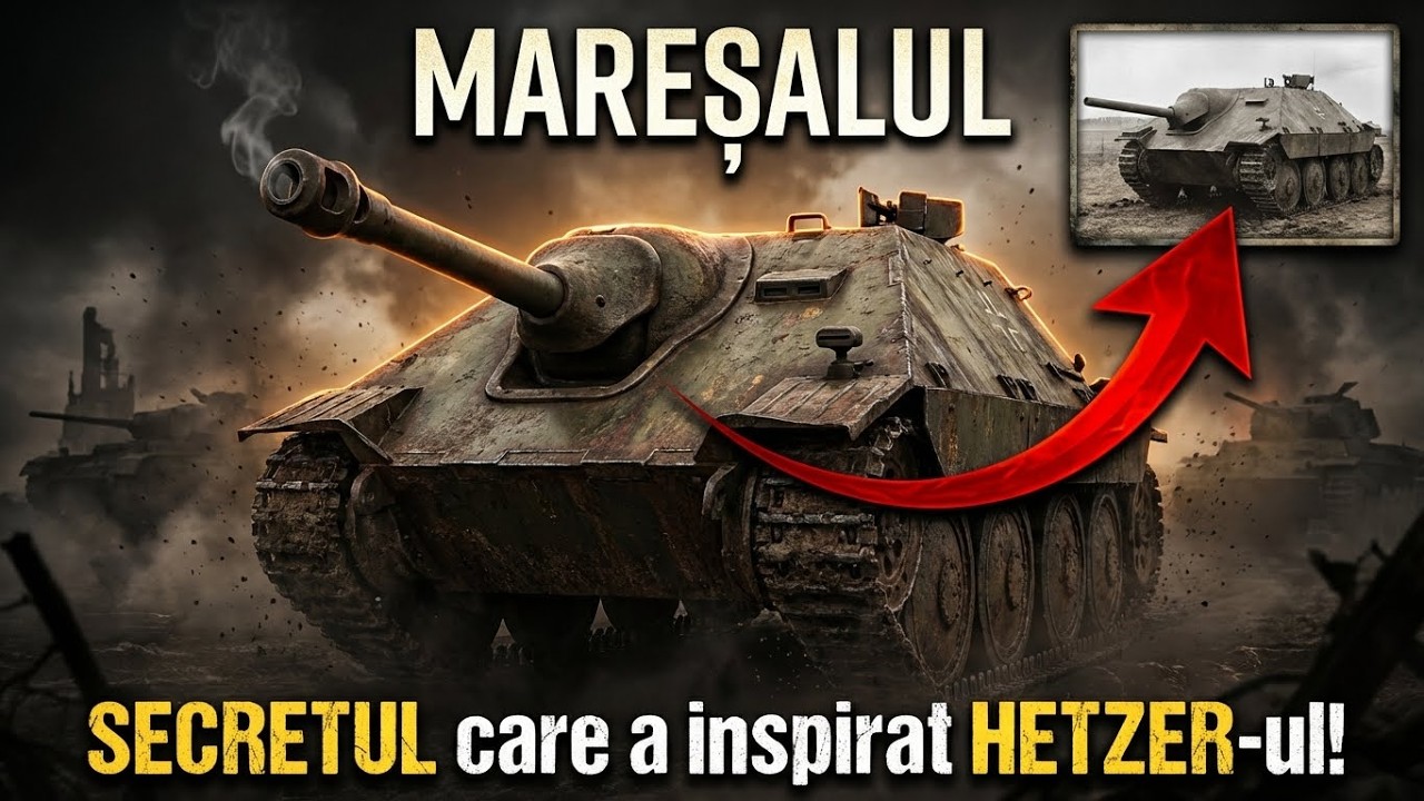 Tancul Secret al României: 'Mareșal' – Proiectul care a inspirat Hetzer-ul German