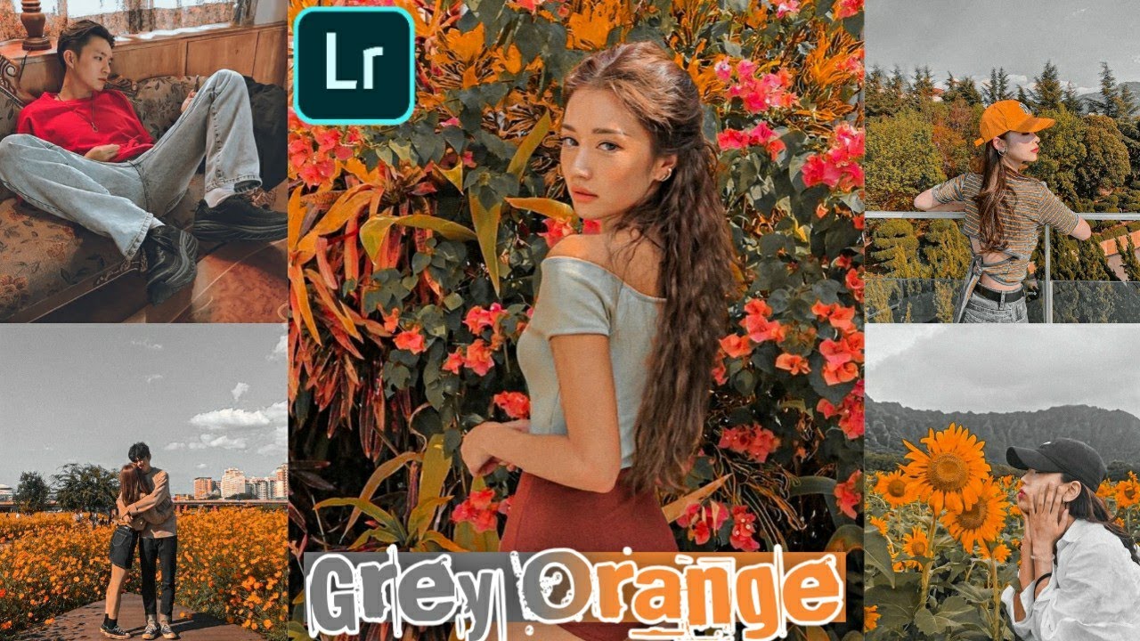 Grey Orange Preset - Lightroom Mobile Presets Free dng