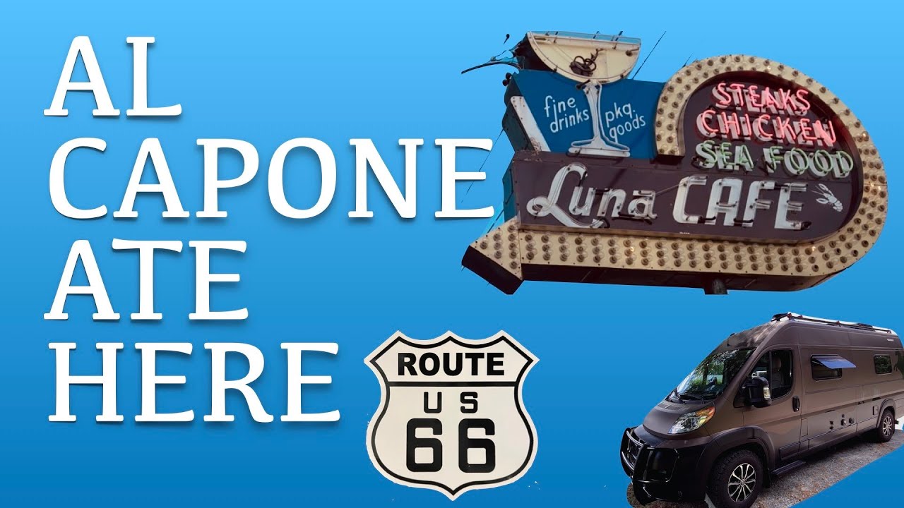 ROUTE 66 Vanlife Springfield to St Louis. Al Capone 🚓, 1934 Restaurant, Rabbit 🐇 Ranch, Roadhouse 🥃