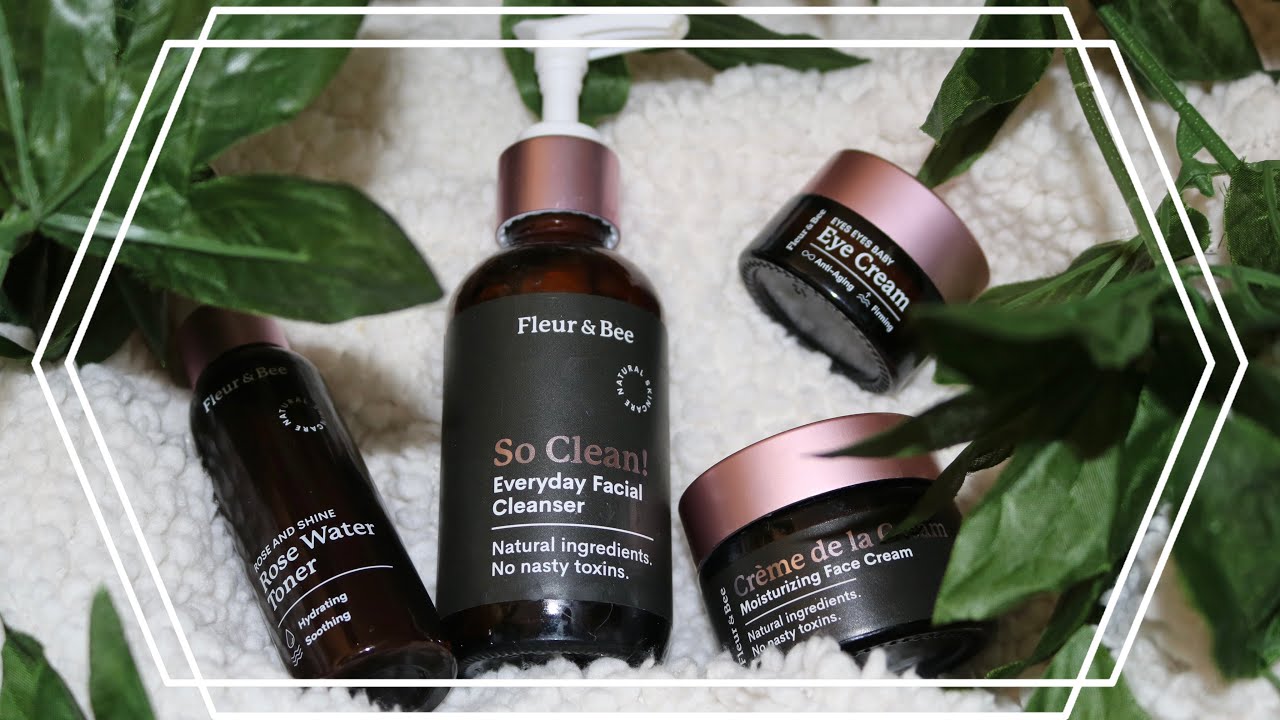 SUSTAINABLE & NATURAL SKINCARE UNDER $30! Fleur & Bee Review + Giveaway