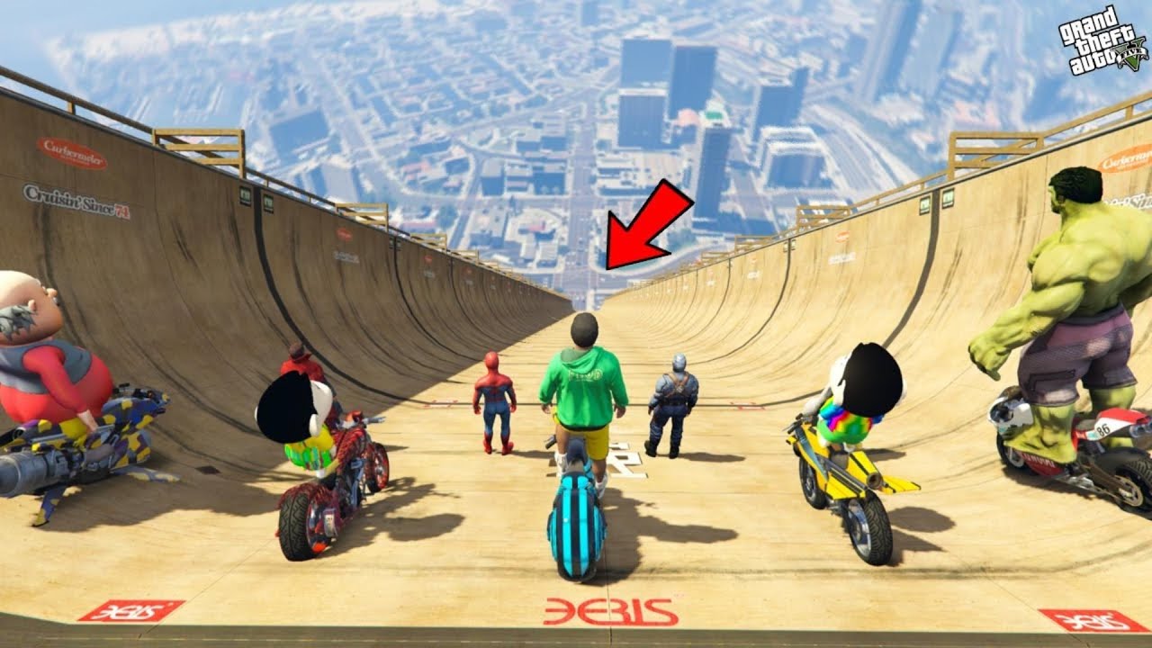 difficult ramp challange with Michael family I @TechnoGamerzOfficial I ...