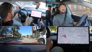 Tesla Beta Full Self-Driving Software Half Hour City Drive screenshot 1
