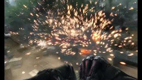 Crysis Barrels Explosion