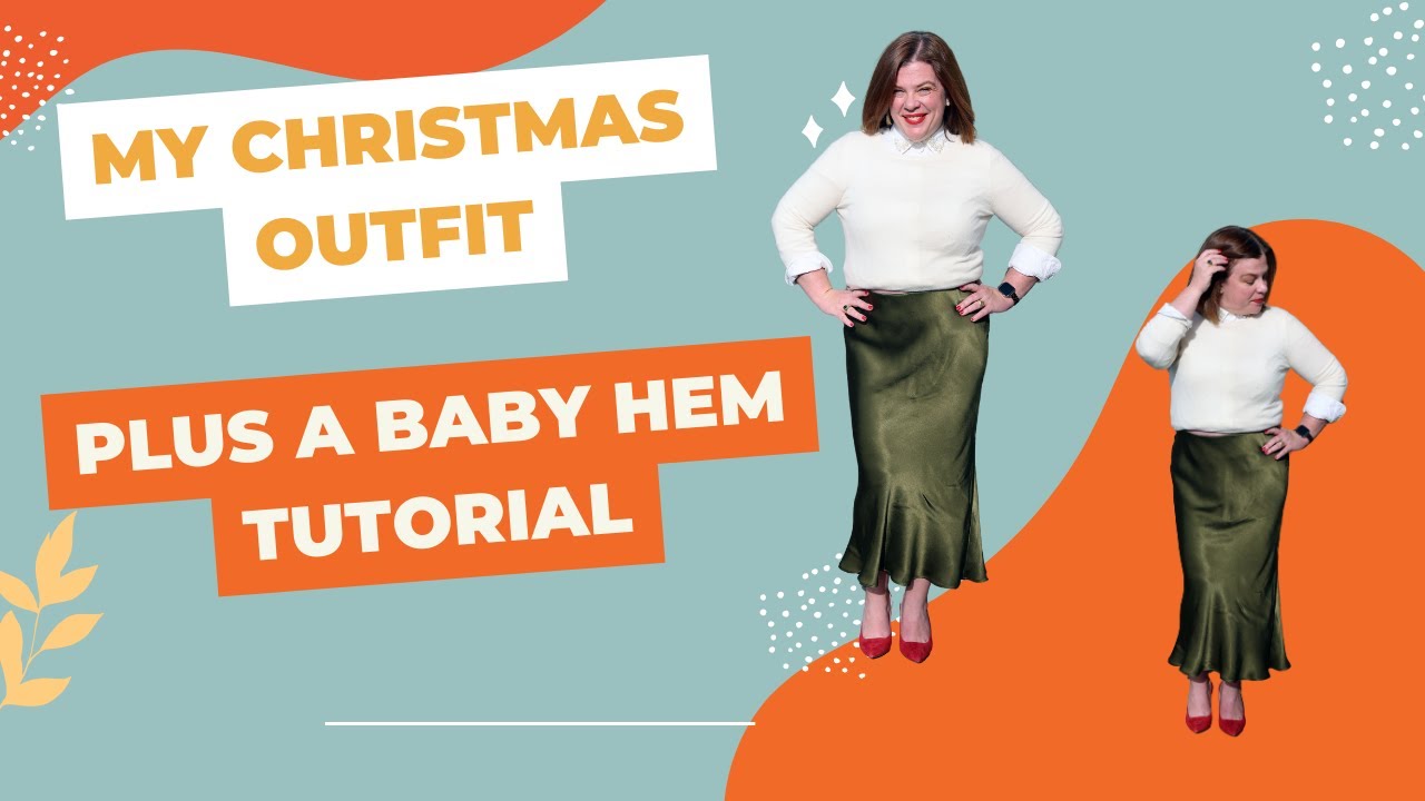 My Christmas Outfit Plus Baby Hem Tutorial