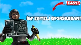 Így Editelj Gyorsabban A Fortniteban