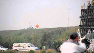 20110412_國一戰備道下營段戰機起降_幻象2000降落