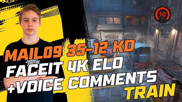 MAIL09 35-12 KD FACEIT 4K ELO - MAP TRAIN + VOICE COMMS #cs2 #faceit #mail09 #cs2pov #povcs2
