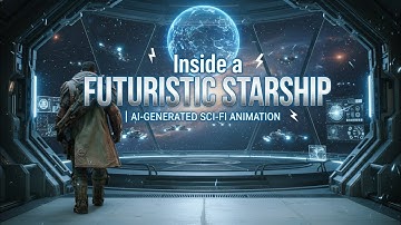 Inside a Futuristic Starship | AI-Generated Sci-Fi Animation