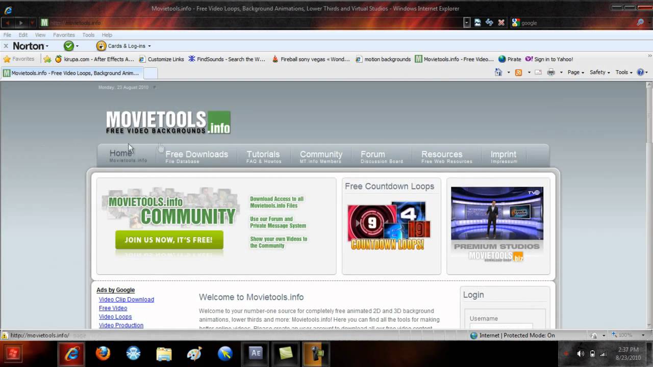 Sony Vegas and After Effects Presets