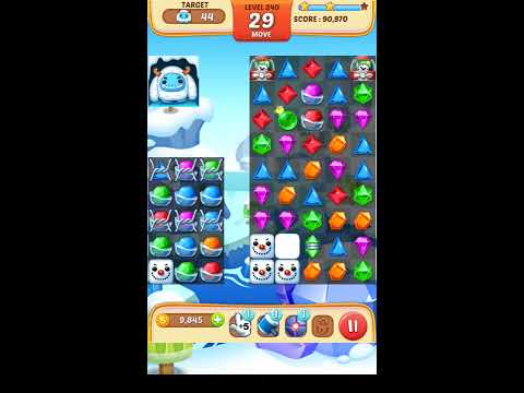 Jewel Match King Level 240 - Walkthrough ( No Booster )