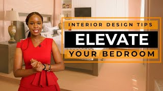 INTERIOR DESIGN | How to achieve a Luxurious Bedroom with what you have | INTERIOR DESIGN TIPS